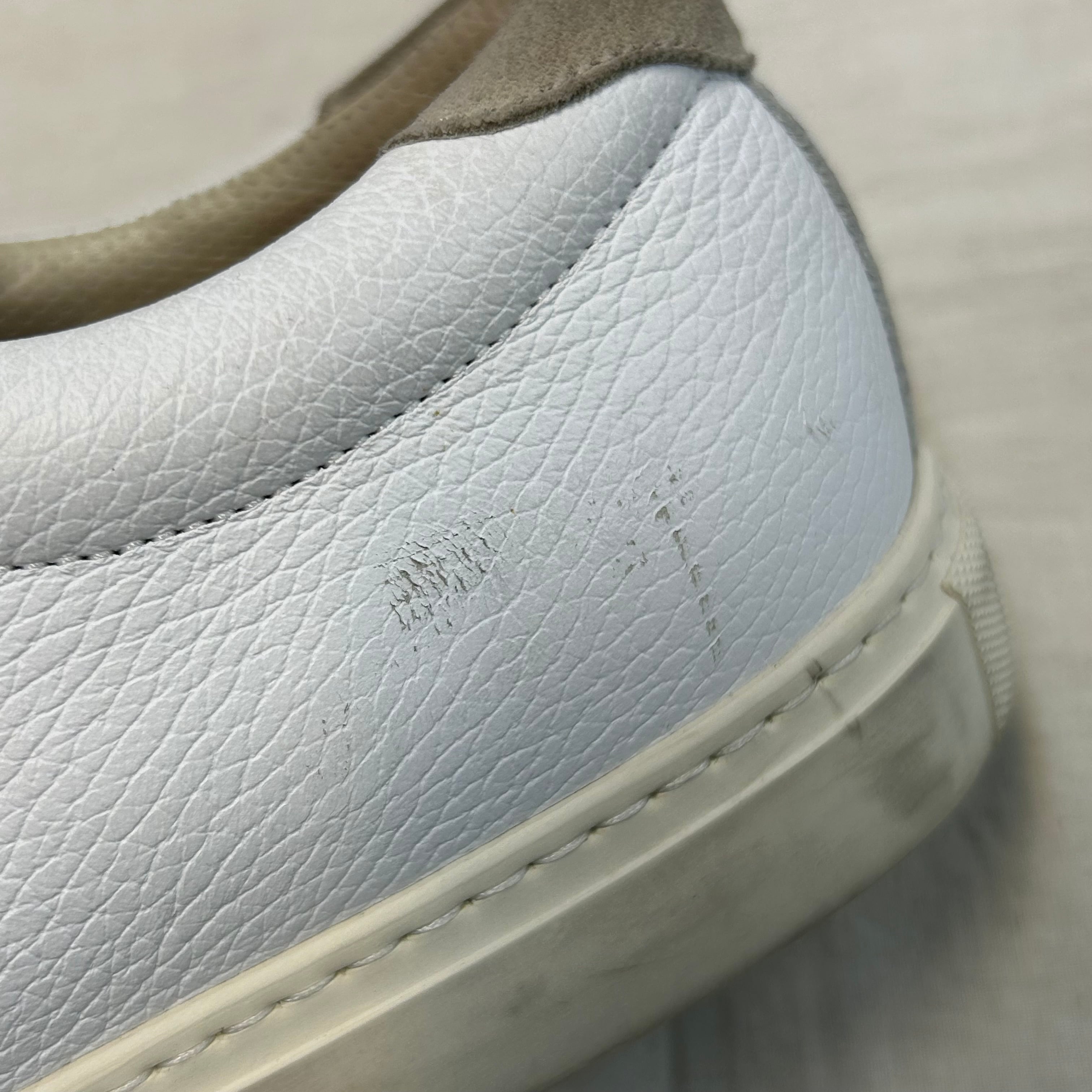 BRUNELLO CUCINELLI WHITE LEATHER SNEAKER《44》 | safarionline