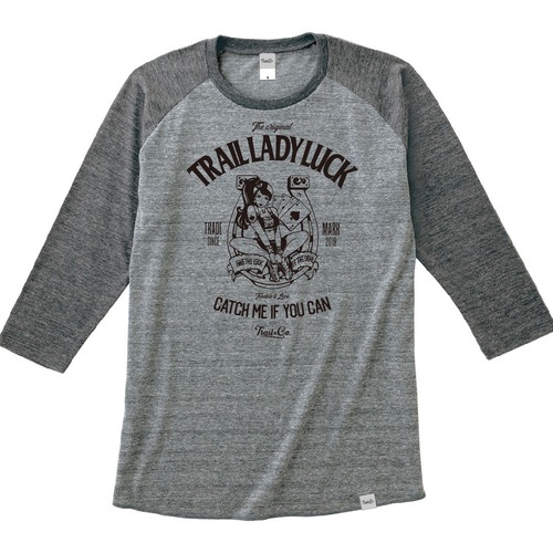 【在庫限りで販売終了】Tri Brend Raglan 3/4 Sleeve T-Shirt / TLL / Heather Gray×Heather Black