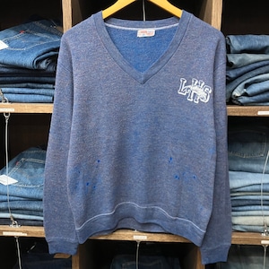 1970s CHAMPION V-NECK SWEATER "LHS"