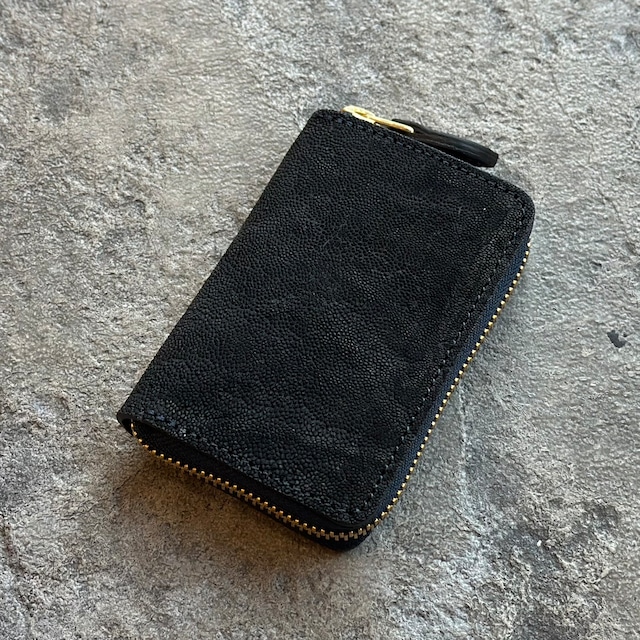 【直営店限定商品】ミニウォレット ラウンドジップ エレファント(ダークネイビー)
