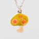 KINOKO yellow & orange dot - necklace -