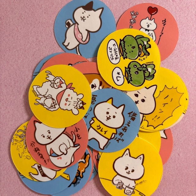 【misatoキャラ総合】いろいろキャラがいっぱい丸フレークシール（20種20枚入）