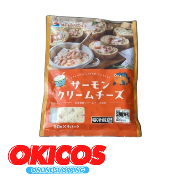 【842】マリンフーズ サーモンクリームチーズ（90g×4パック） 画像