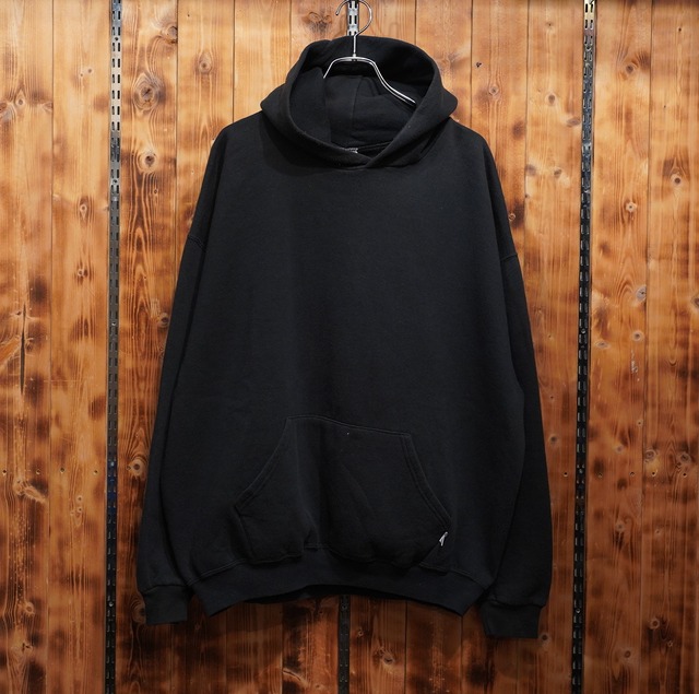 russell athletic メキシコ製 無地 ブラック パーカー XXL