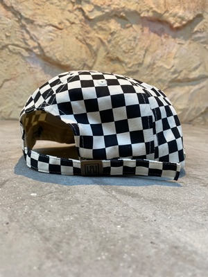 GENIUS CRAft / CHECKER FLAG SNAP BACK CAP / SNAP BACK CAP / CAP / BLACK