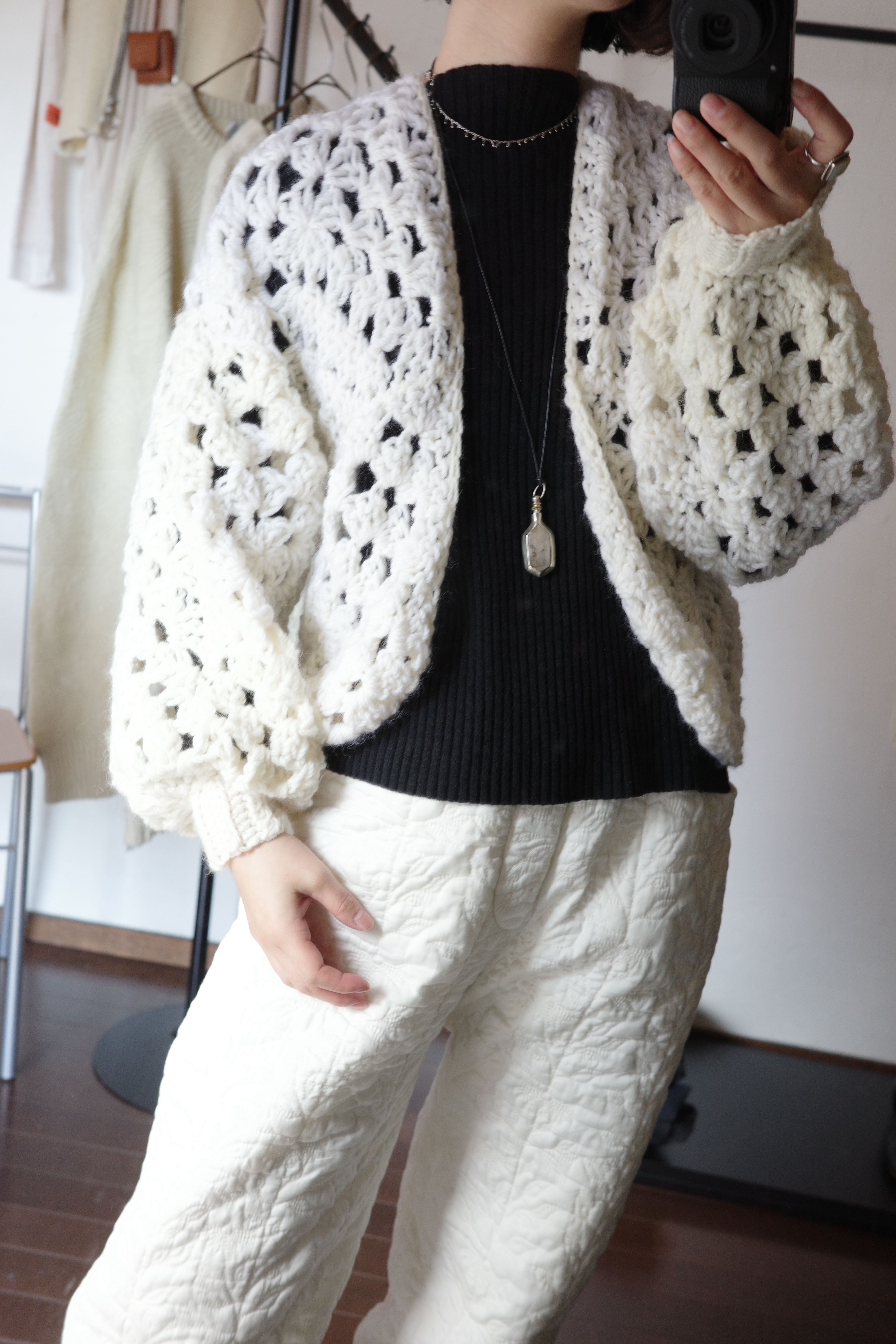 moderate vintage knit cardigan