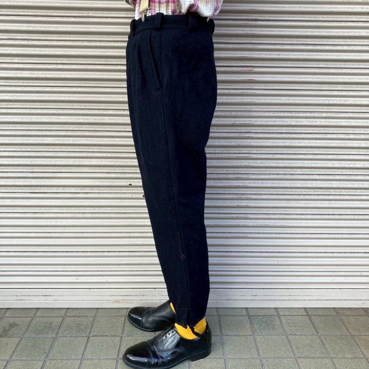 EURO Vintage ユーロヴィンテージ ウールパンツ Army ミリタリー W78cm