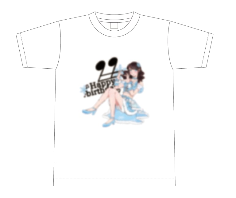 【郵送】アイドル革命 青山心優生誕Tシャツ2025(私物サイン券付)