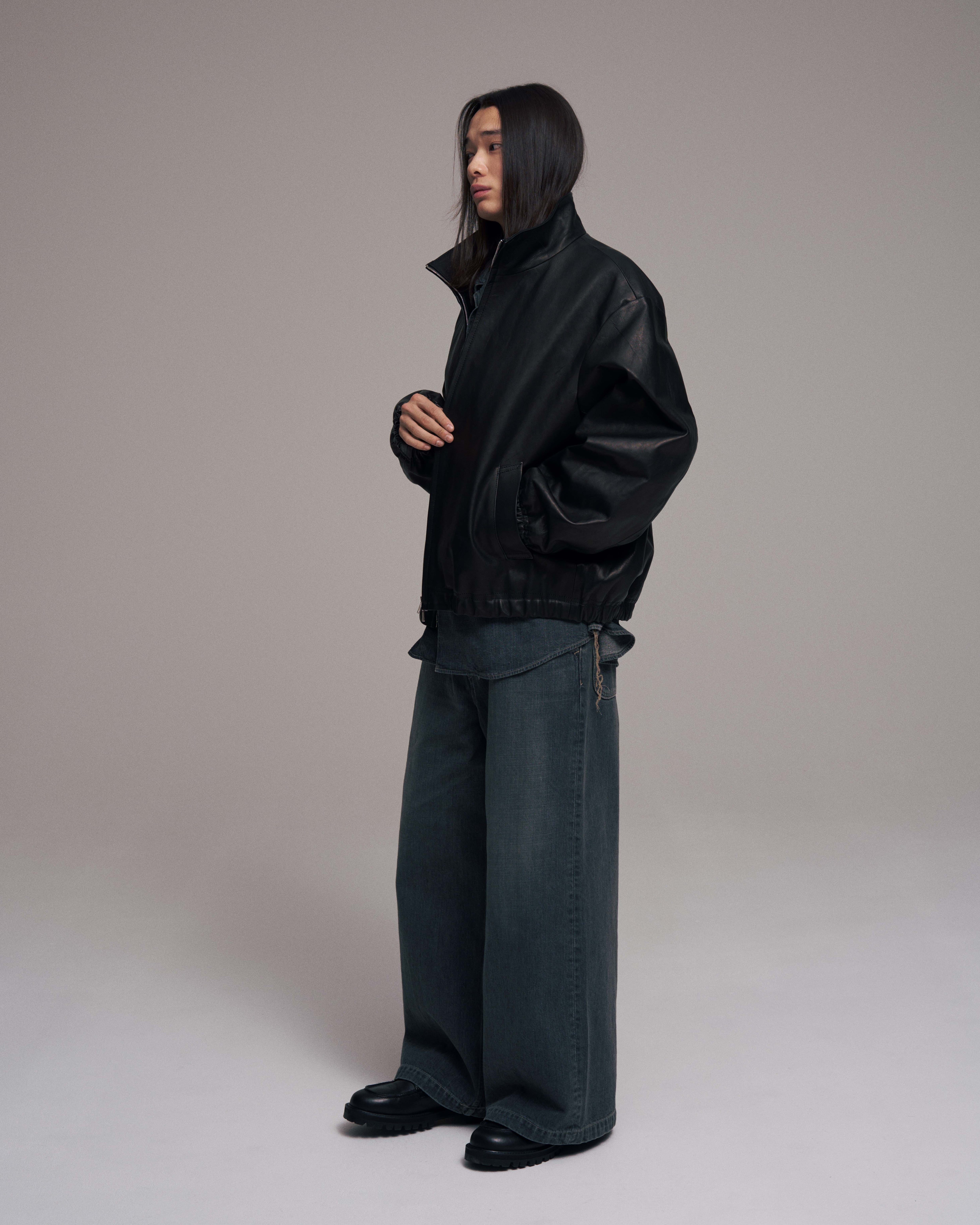 Supernova. ジャケット 2026年1月2日 販売開始』superNova. Leather track jacket - Horsehide