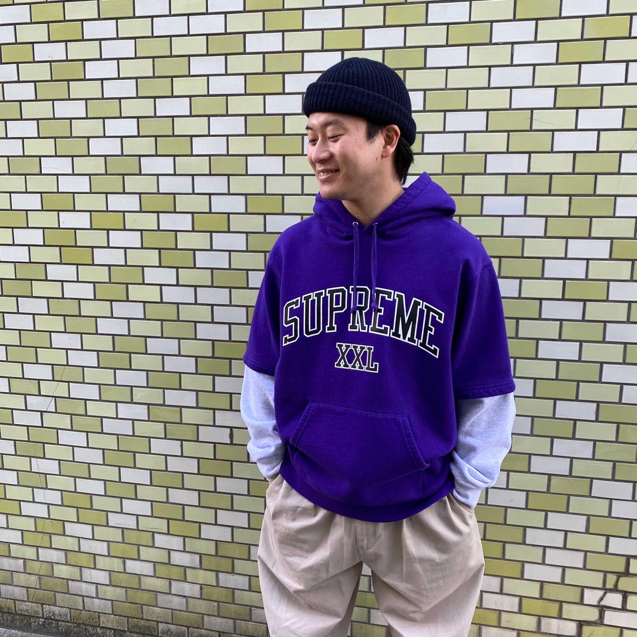 supreme XXL hooded sweatshirtトップス