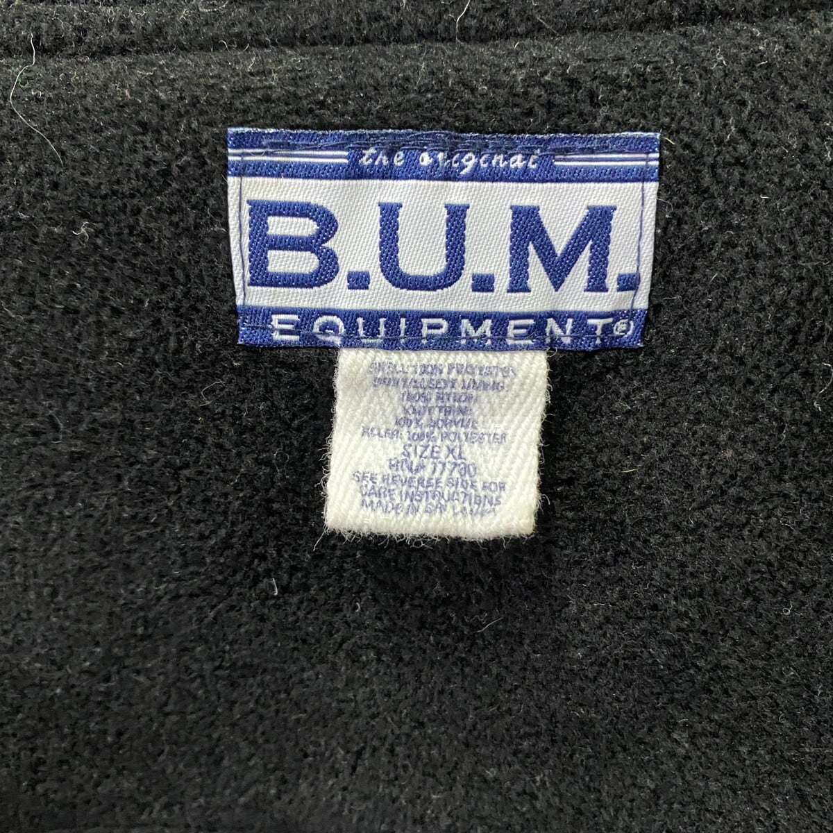 BUM Equipment デニムスタジャン ジャケット ビッグシルエット