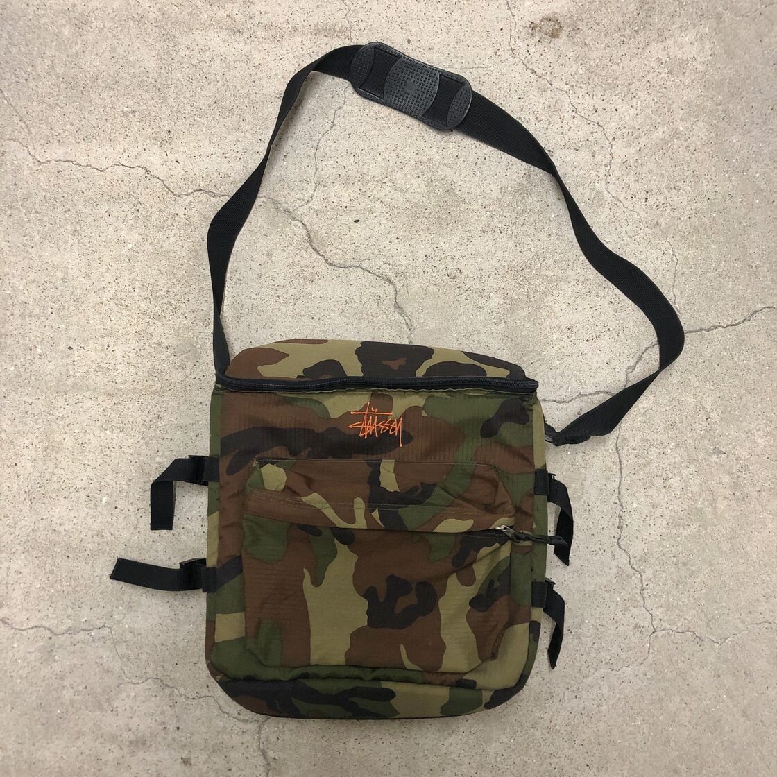 90s OLD STUSSY/Record Bag/紺タグ/レコードバッグ/ショルダーバッグ 