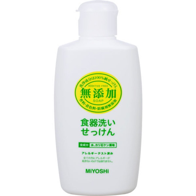 ミヨシ石鹸 無添加食器洗いせっけん本体 370ml