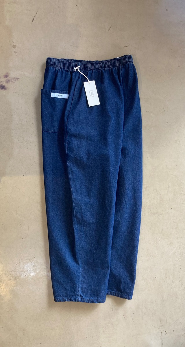 VOIRY SUNDAY PANTS【denim mid blue】