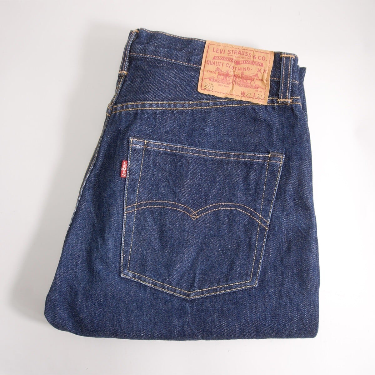 80s USA製 LEVI'S 501 - RED LINE 5PKT DENIM OLD VINTAGE リーバイス