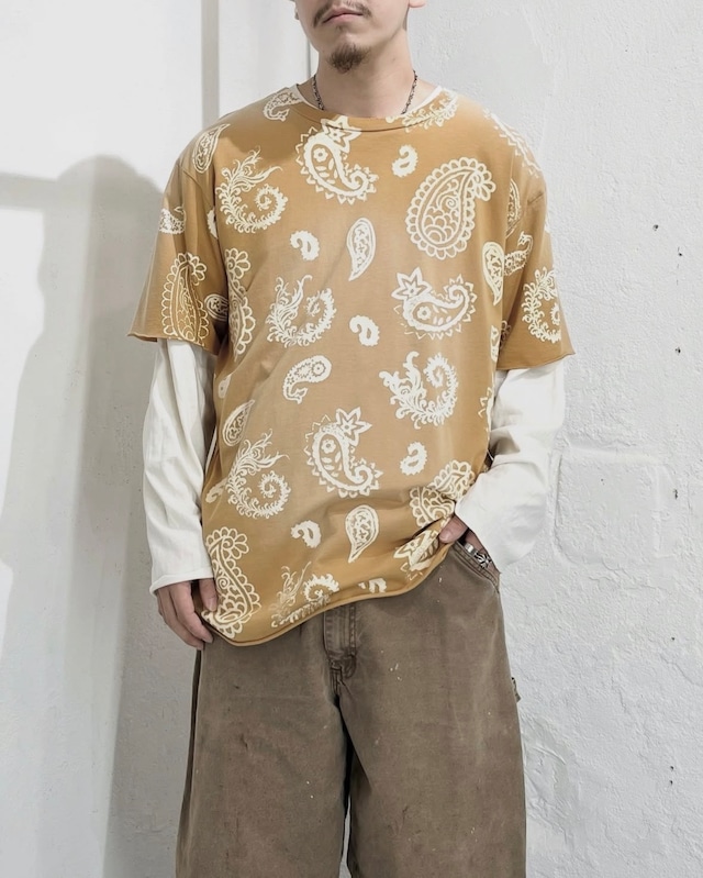 Engineered Garments HBT Cotton×Poly L/S Half-Zip Cut-sew