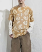 2023SS ALCHEMIST S/S Faded Paisley Pattern Tee USA製