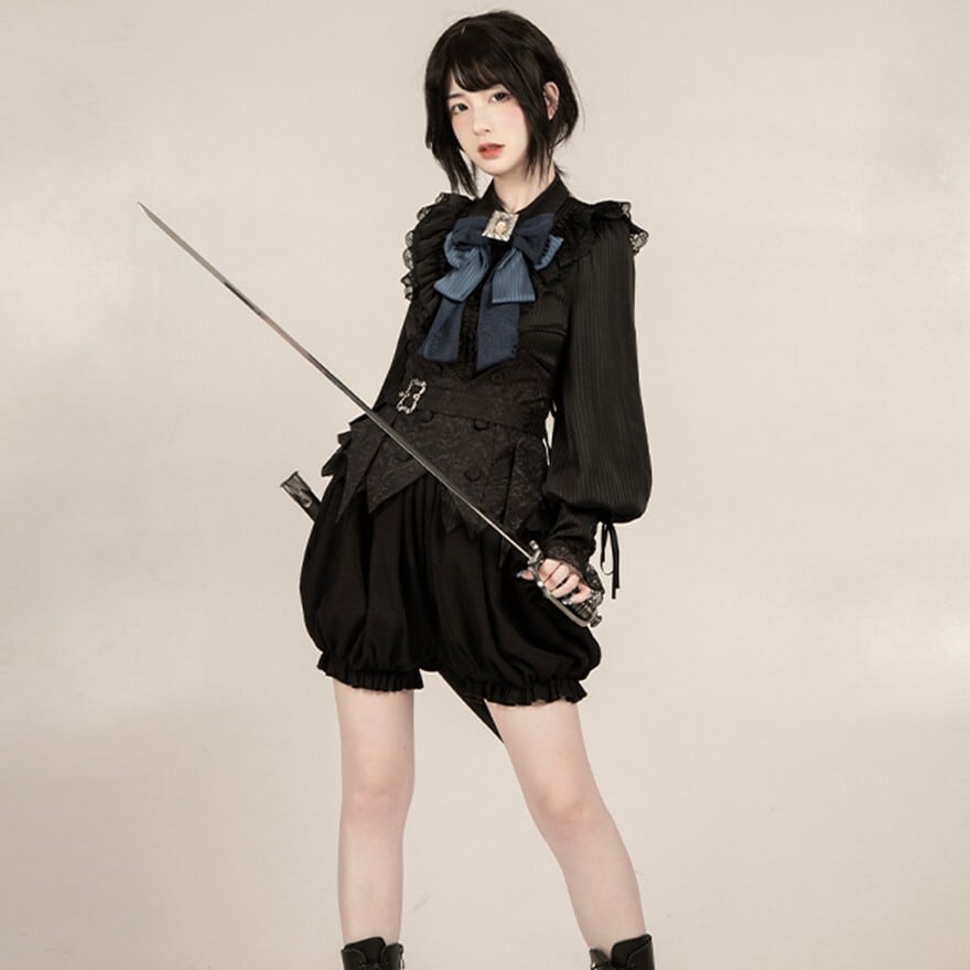 即納/ハロウィン・イベント衣装 王子系 かぼちゃパンツ Lサイズ 少年