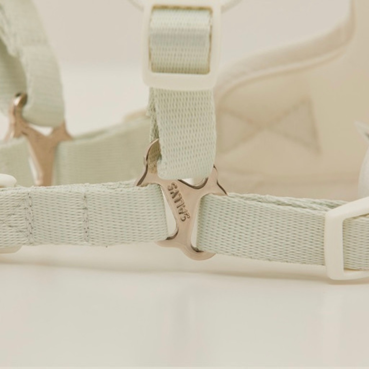 【予約】[ thesallyslaw ] Bailey cushioning harness｜Milk Pistachio - 5