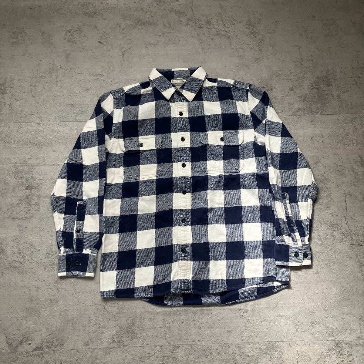 50-60sバッファローチェックヘビーネルシャツ 00s L.L.Bean バッファローチェック ヘビーネルシャツ S-R フランネル