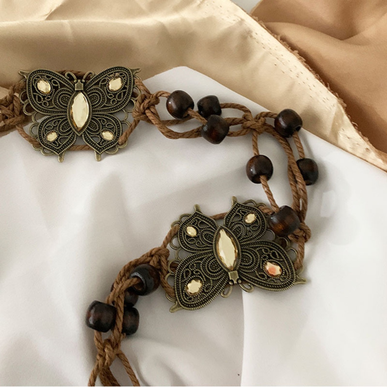 unclecmエスニック風手織りベルト 2s