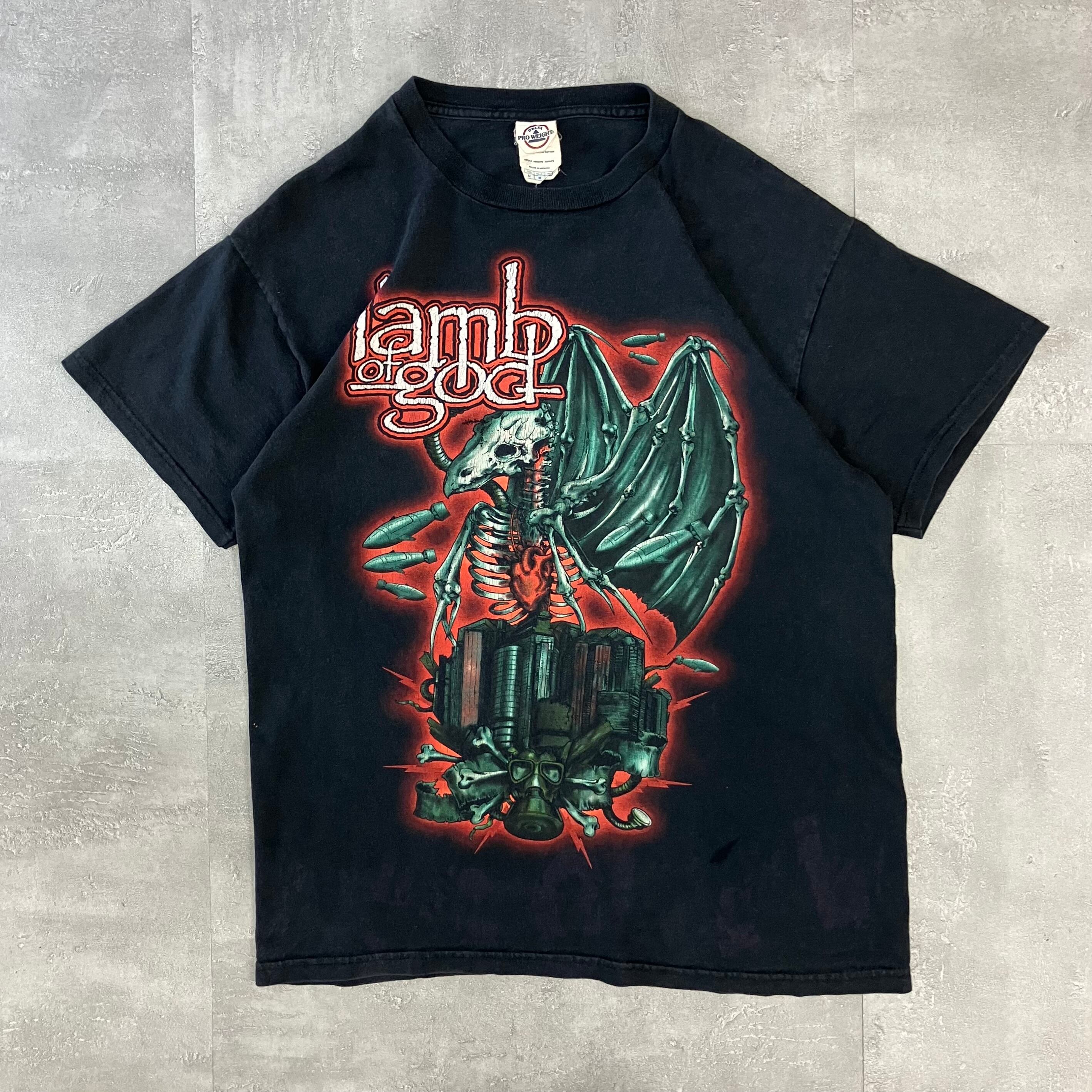 《M size》DELTA lamb of god バンドTシャツ プリントTシャツ ブラック No.3177