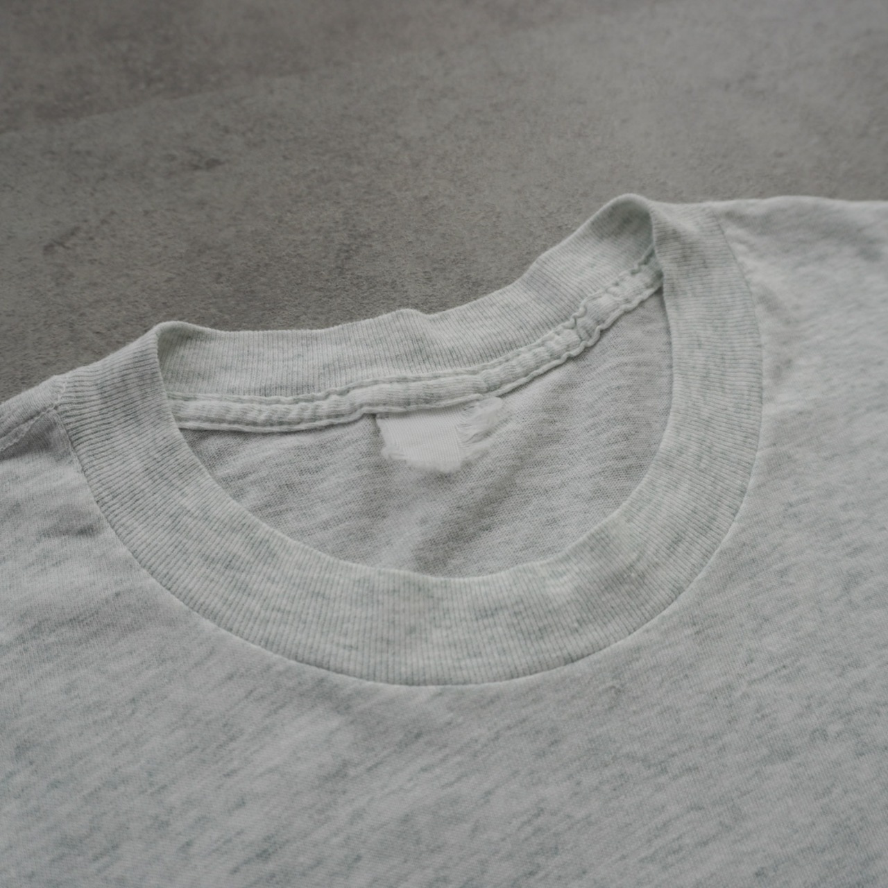 90s Pocket TEE solid ash gray [M相当] 古着 - 3