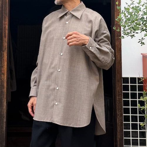 quitan／キタン WIDE R/C SHIRT ワイドR/Cシャツ　GLEN CHECK #5150004