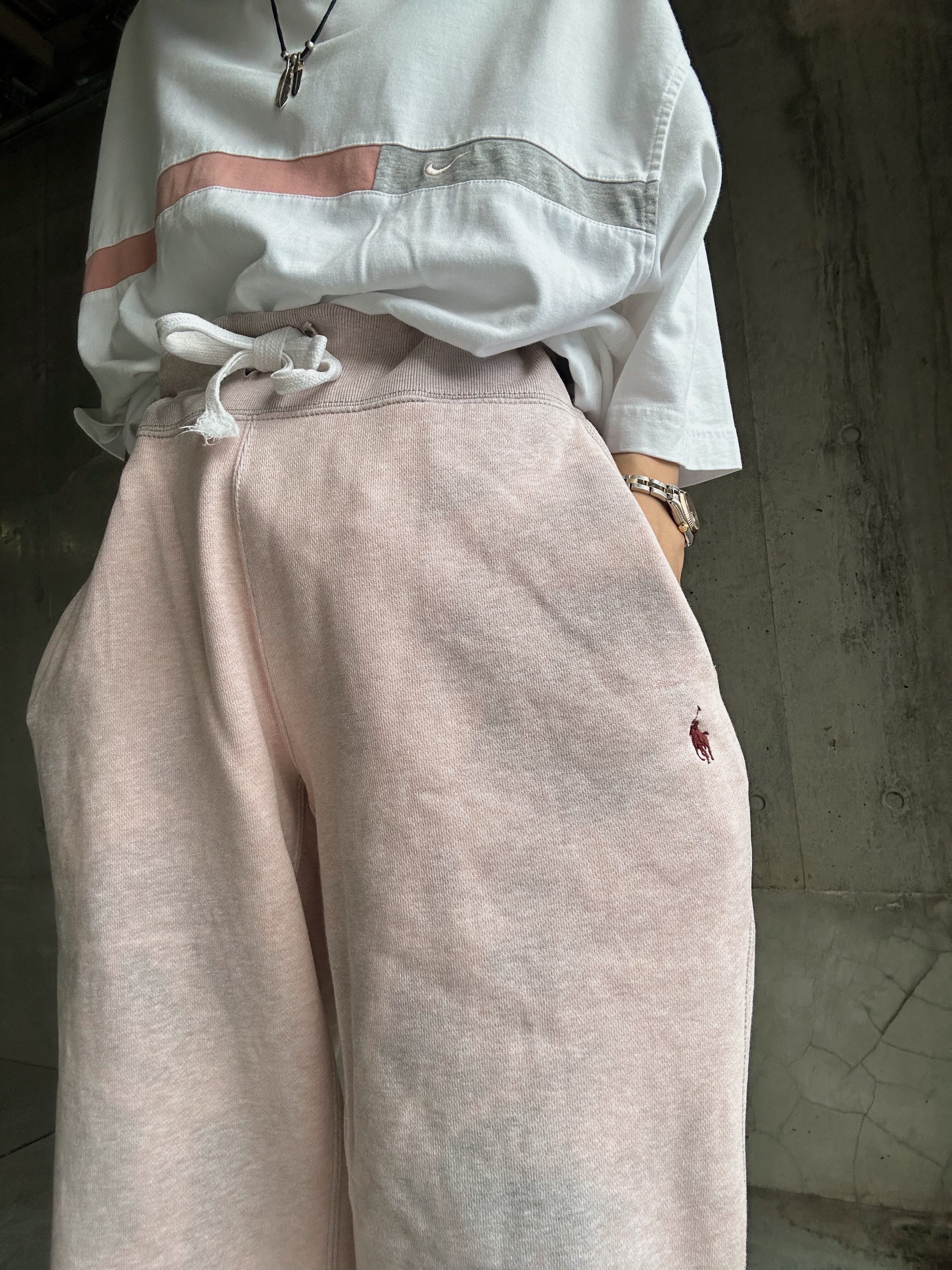 (PT830)Polo Ralph Lauren bleach sweat pants