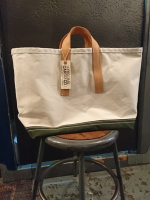 LABOR DAY "THE FEDERAL CARGO BAG" Leather Handle