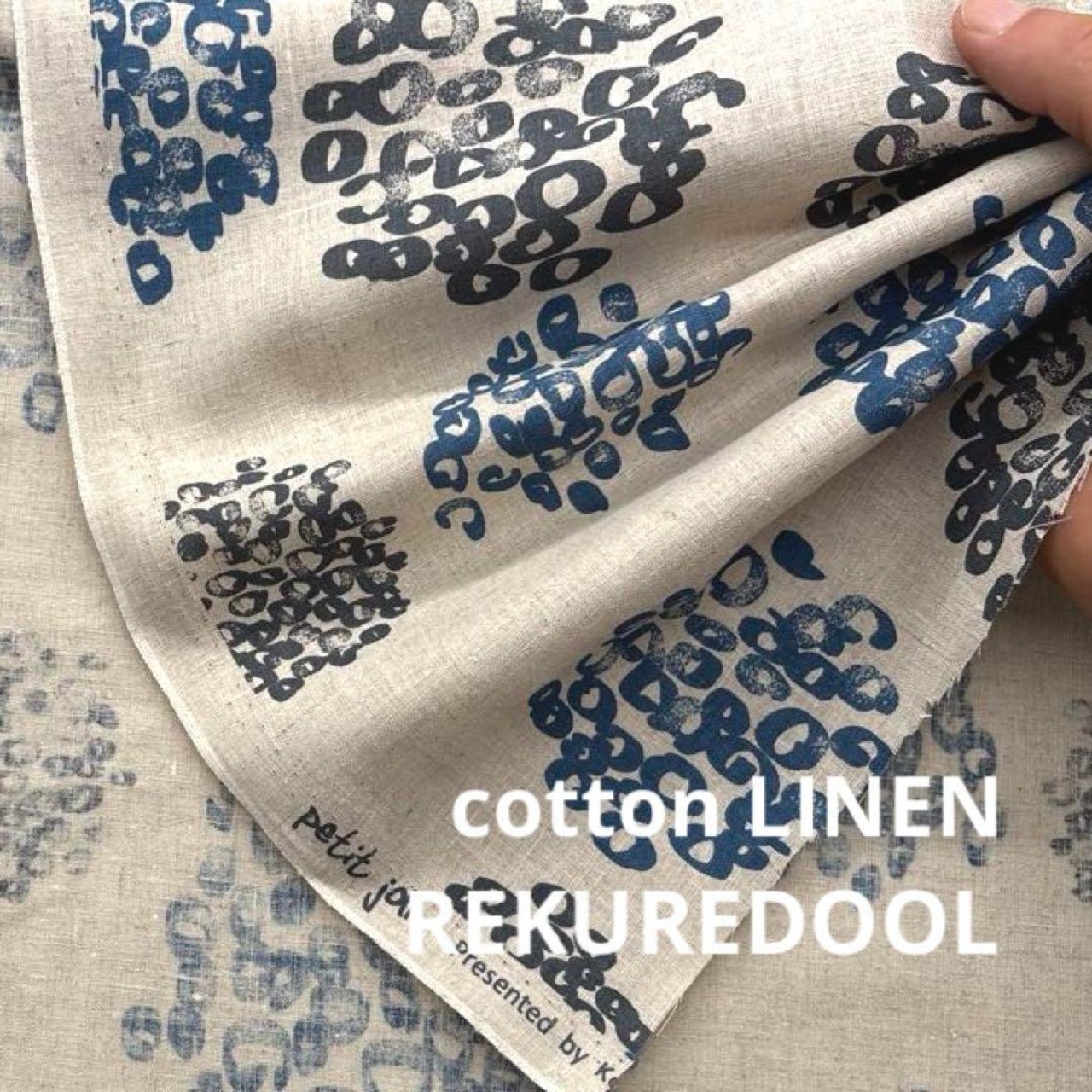 Cdr485-1◆50cm◆S◆コットンリネン混生地◆柄物