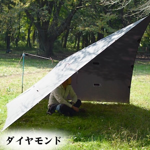 Bush Craft Inc ブッシュクラフト ORIGAMI TARP 3×3 自然派 キャンプ アウトドア  02-06-tent-0011