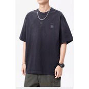 ラウンドネックシンプルTシャツ A4270