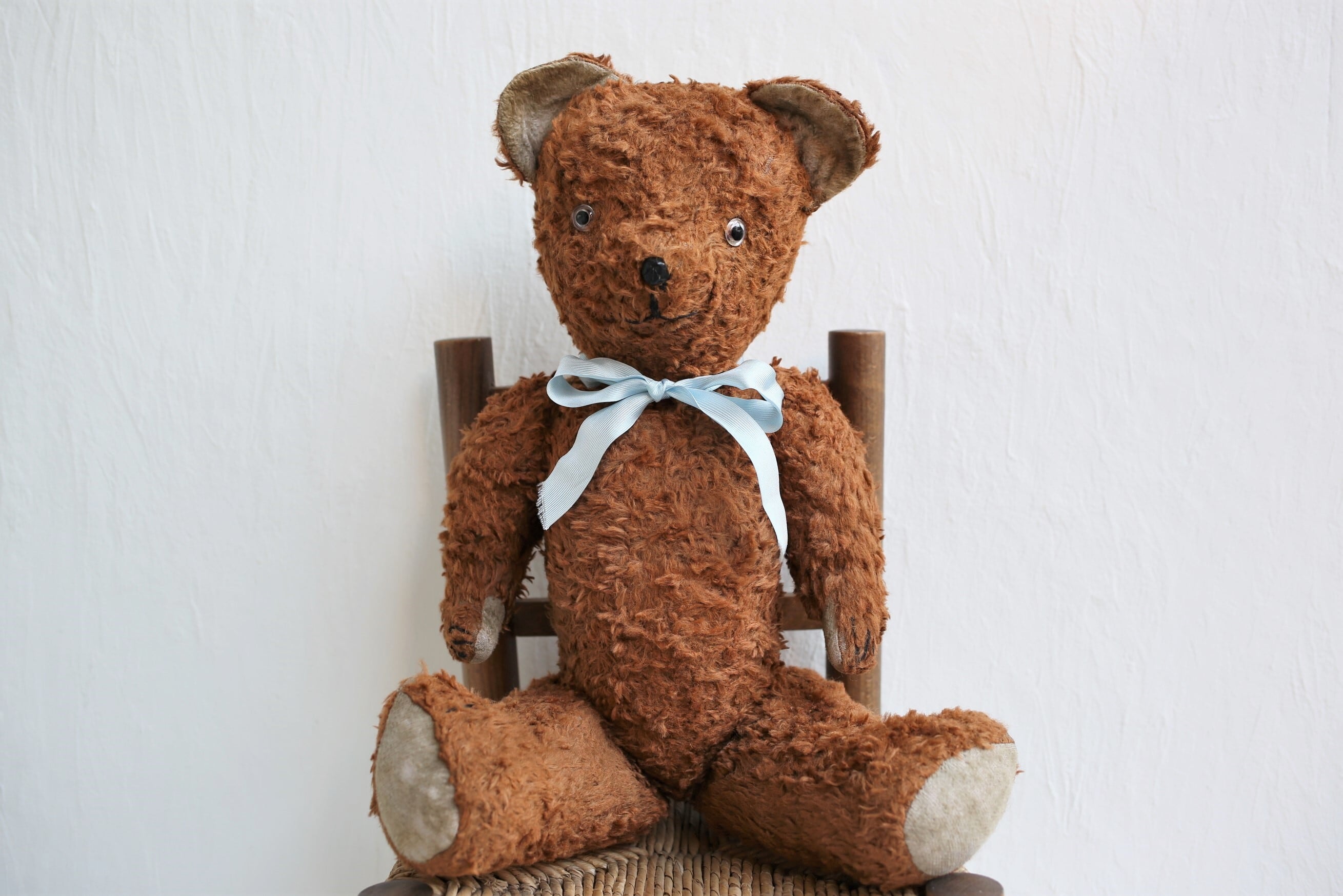 フランス アンティーク 大きめの栗毛のテディベア 54cm N-02997 | EMUPARIS