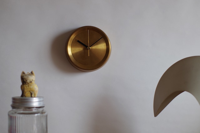 BRASS WALL CLOCK  真鍮の掛時計