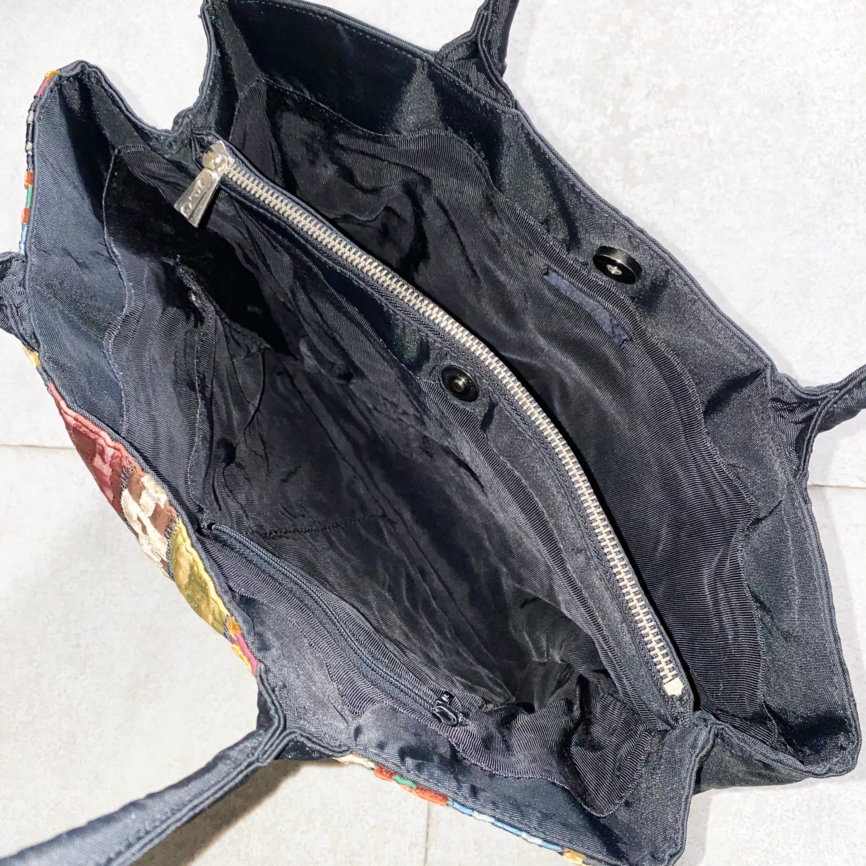 vintage JEAN PAUL GAULTIER logo line tote bag | NOIR ONLINE