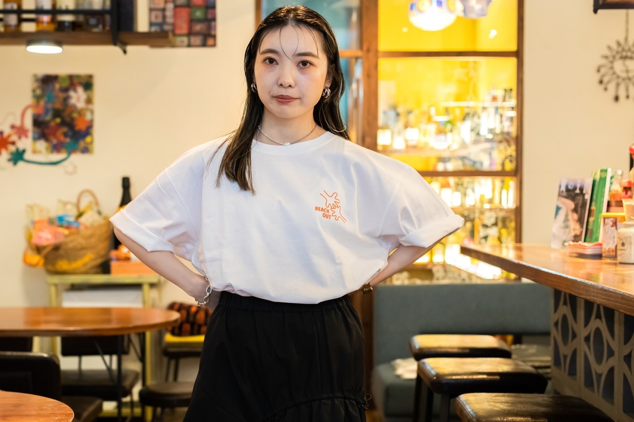 REACH OUT tee （ホワイト）