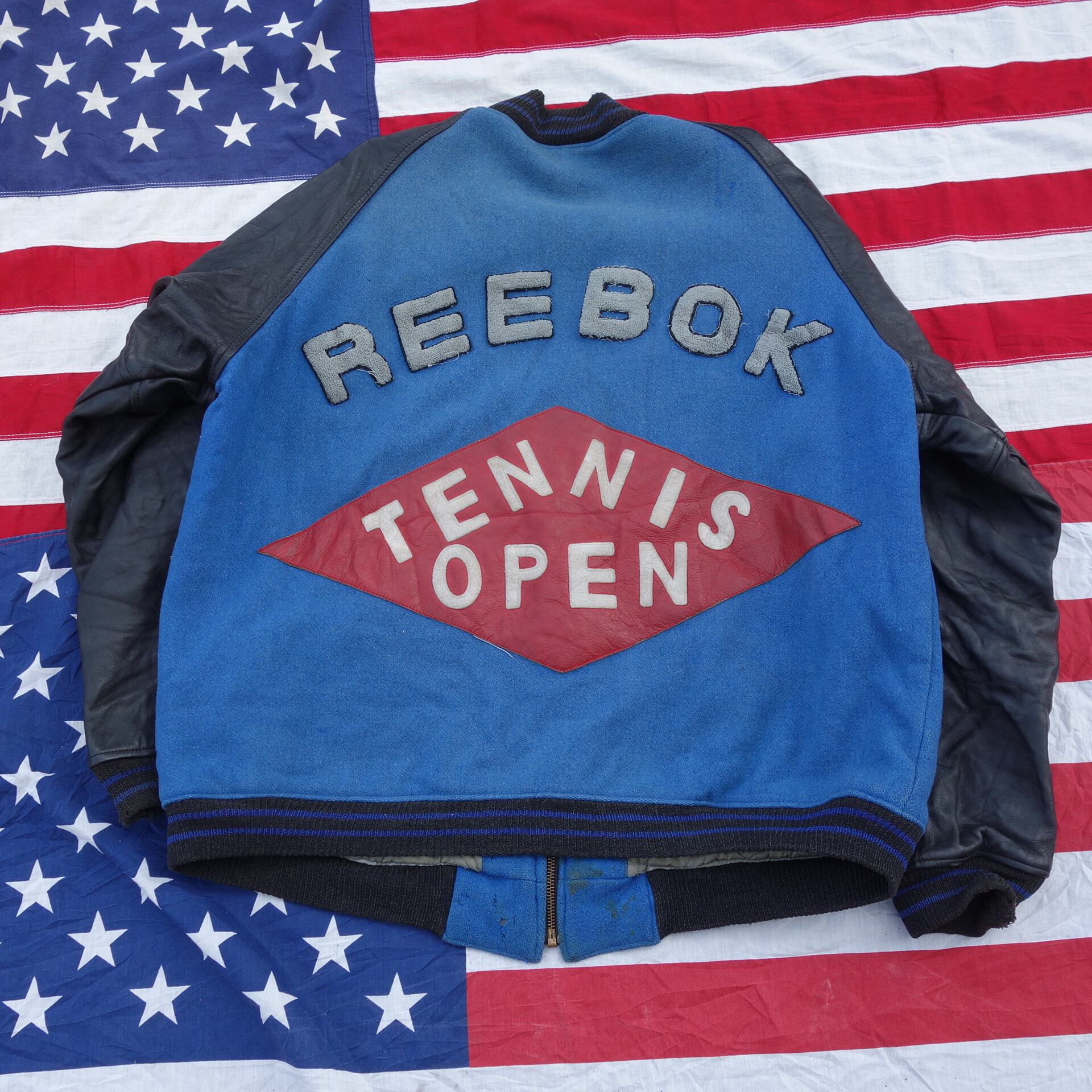 80's～90's【USA製】Reebok(リーボック) ヴィンテージ ウールレザー