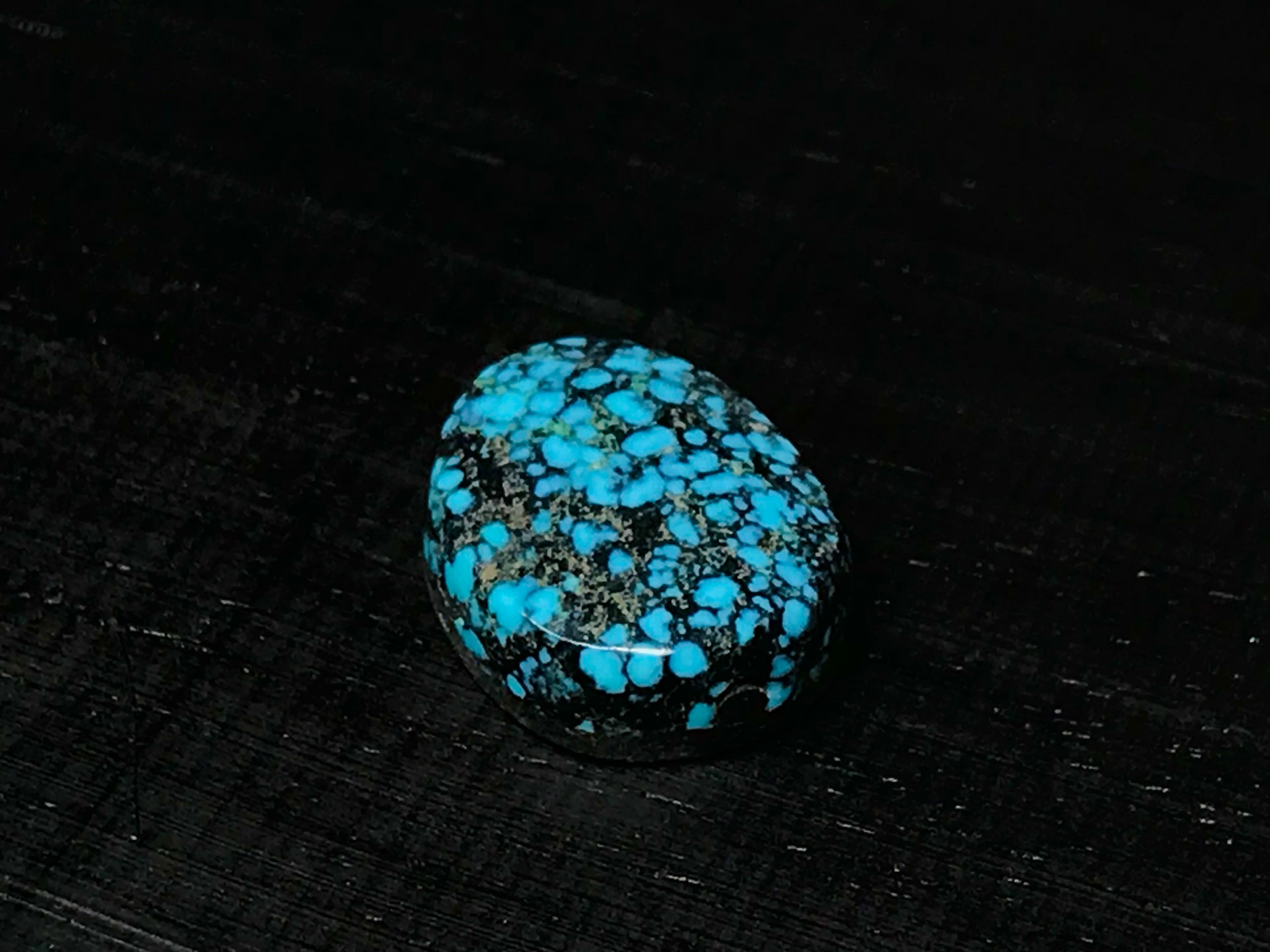 1点ものGem Grade Black Web Kingman Turquoise ナチュラル キング