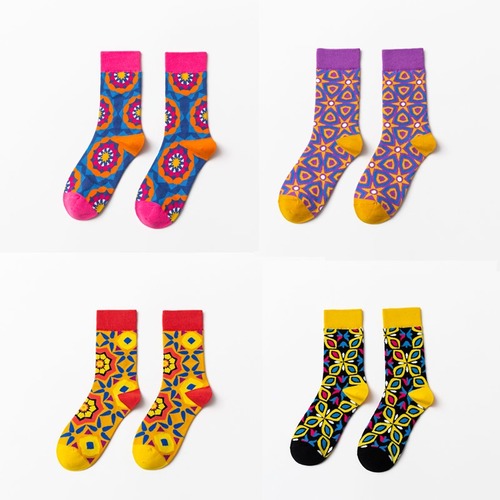 万華鏡ソックス　4足セット　10261