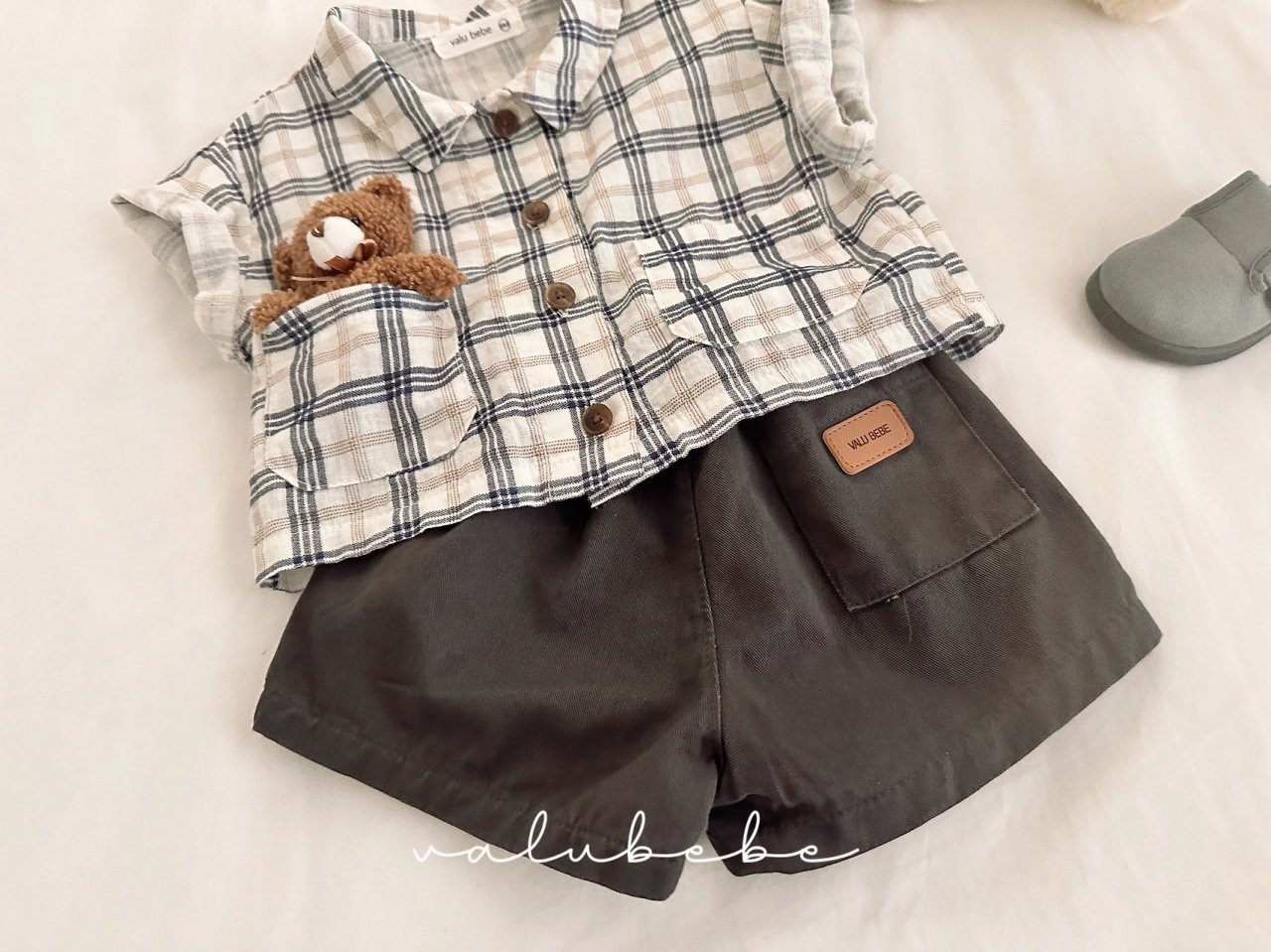 [valubebe] Cationic Cotton Pants / [벨루베베] 카치온코튼팬츠
