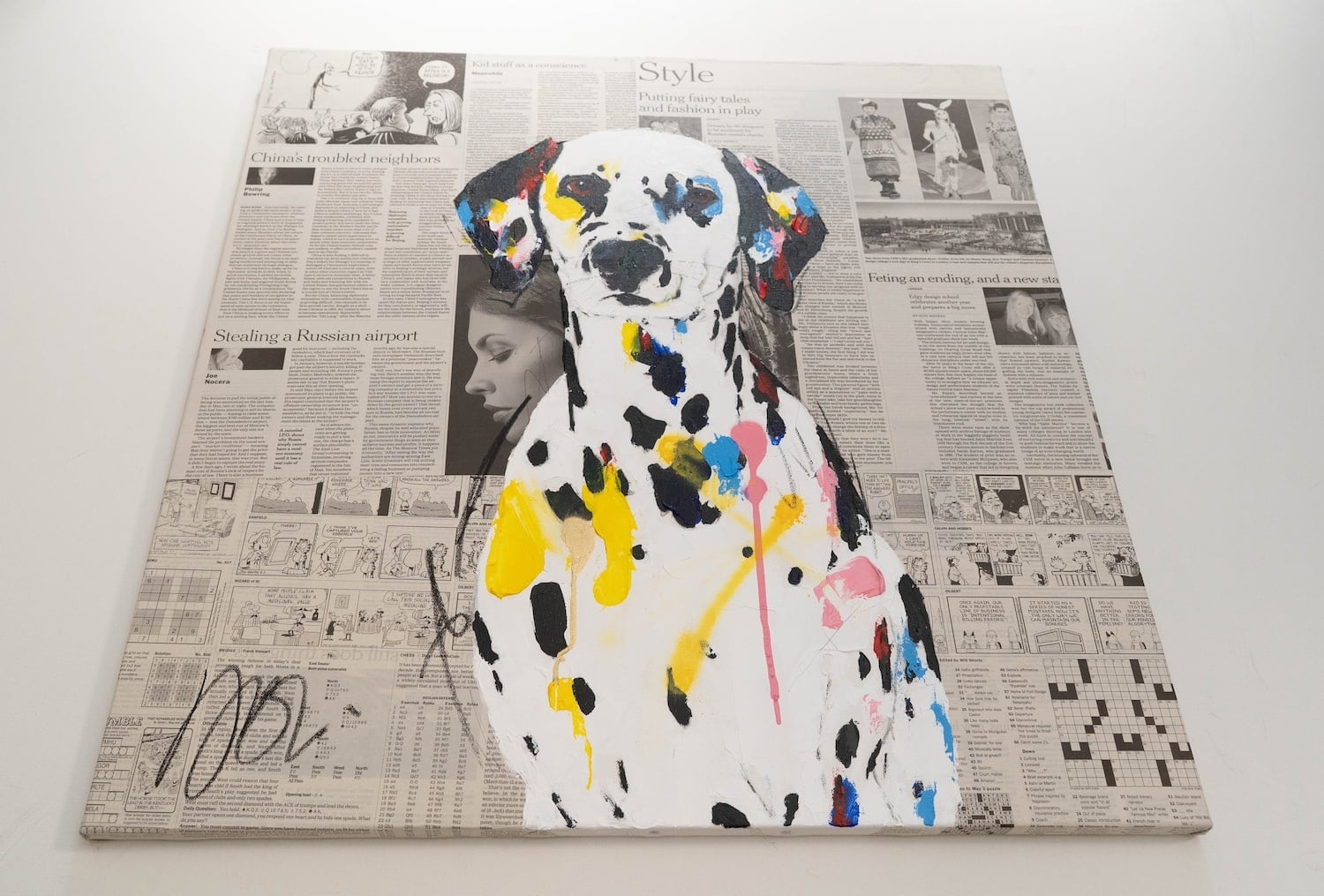 Dalmatian / ダルメシアン / 犬の現代アート作品 絵画販売 | TOMOYA
