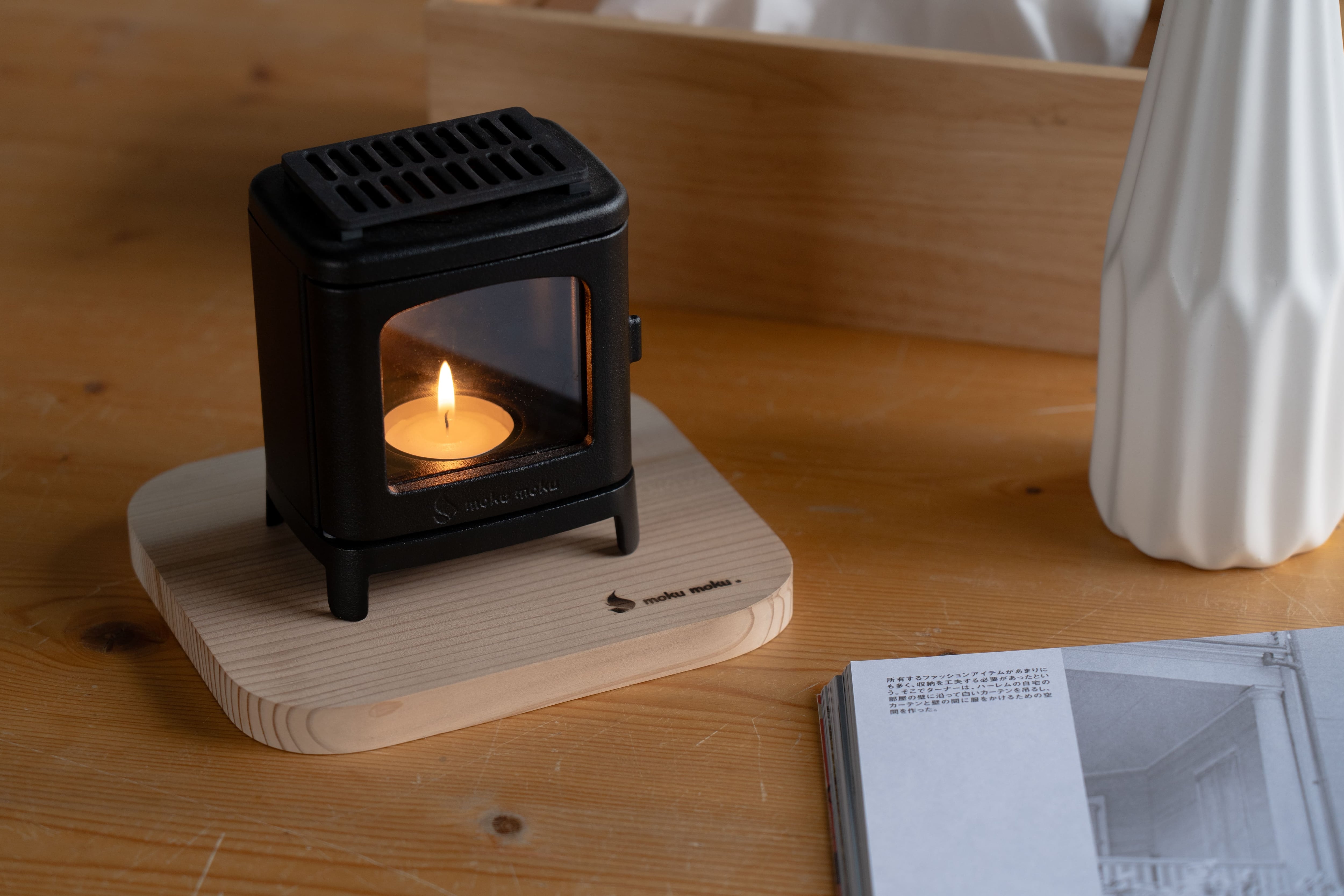 ちいさなまきストーブランプ moku moku mini lamp | mokumoku stove
