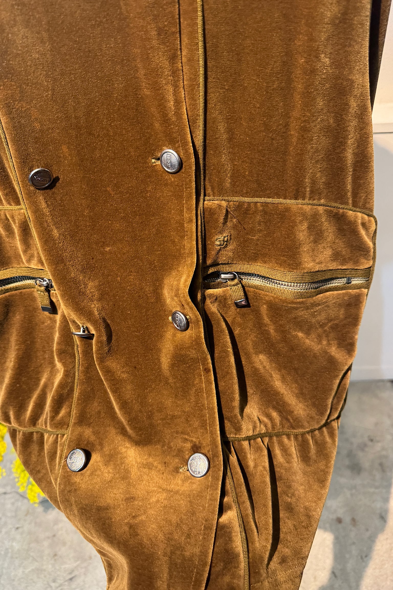 SONIA RYKIEL ベロアダブルジャケット | DROOMTUIN_VINTAGE