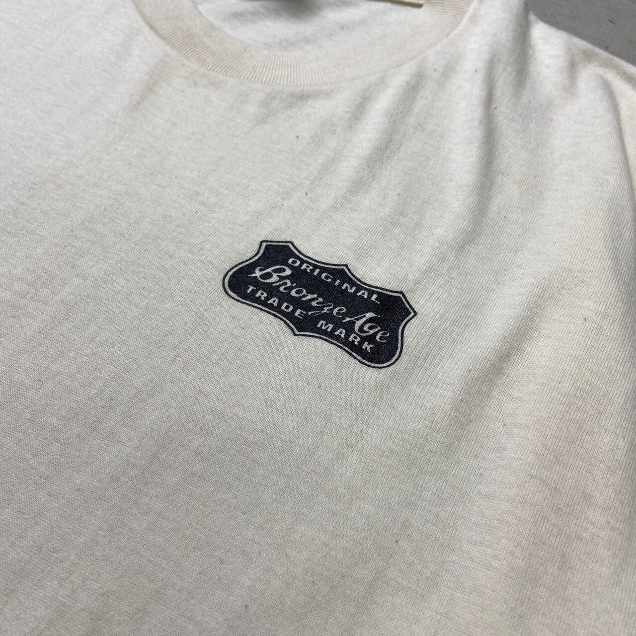 90年代 USA製 BRONZE AGE ブロンズエイジ プリントTシャツ メンズL 