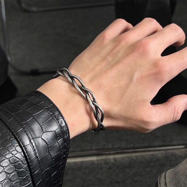 メタル製 スネークモチーフ バングル  1color MZA0026