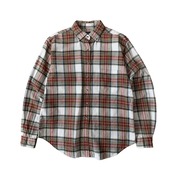 “90s LANDS’END” women check shirt