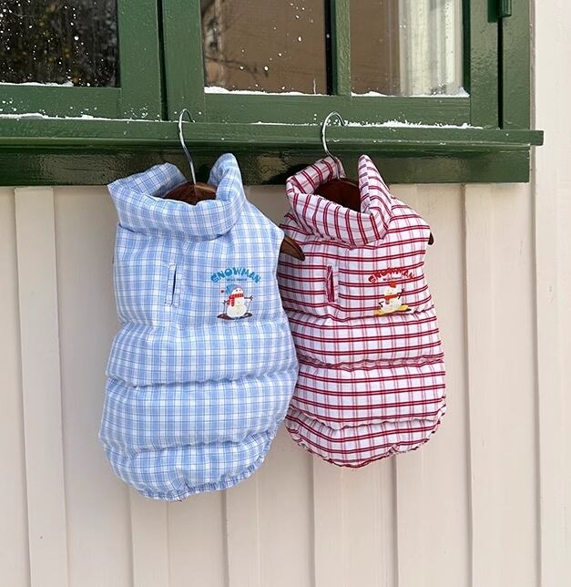 《予約》1103160 チェックダウンジャケット