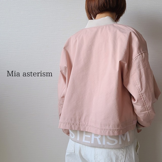 【Mia asterism】裾リブロゴブルゾン(1411161)