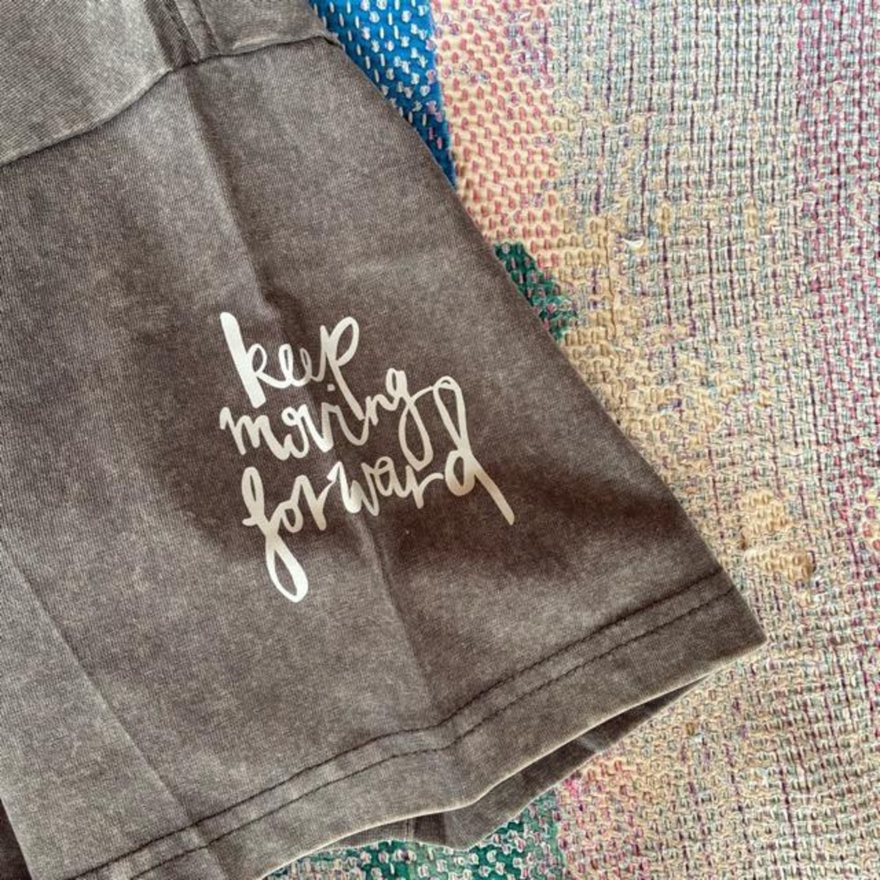 TOPANGA Lady's TOPANGA FIRECOUNTRY Pigment dyed T-shirt Magic is something you make Gray 　ピグメントダイ半袖Tシャツ　マジックイズ　グレー　